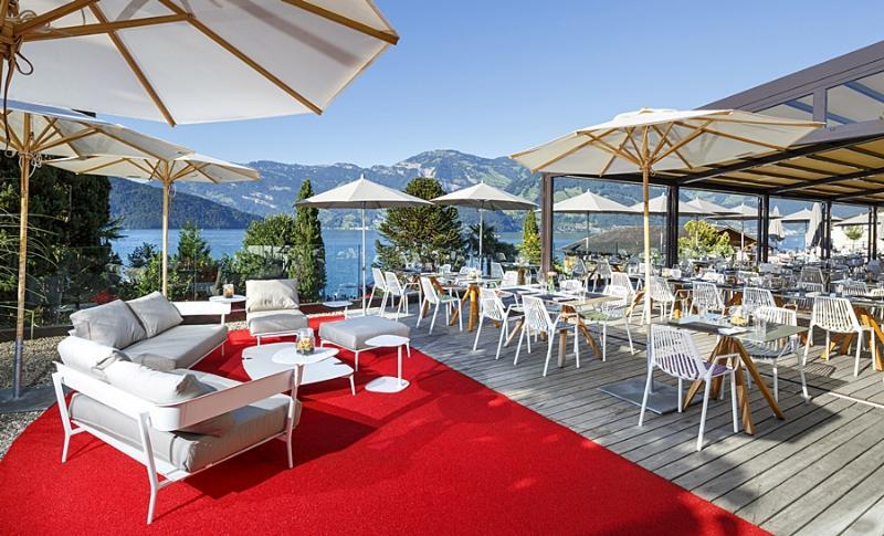 Seehotel Sternen Beckenried Exterior foto
